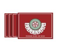 Generico Mahjong Beginners Guide, Table Game Rules, Waterproof Card with Clear Design, Daily Routine with Fun Play, Lifestyle Wellness Item, Portable Game Aid for Family Friends Party Holiday