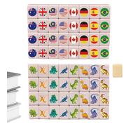 Generico Mahjong Game,ResinEducational Development Toy,Football Pattern Games Blocks Tiles | for Men Women Youth Teens Daughter Family Friends School Holidays Casual Gatherings Party