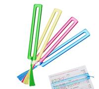 Generico Mahjong Line Finder - 4 Piece Acrylic Guide, Highlight Ruler for Beginner Play, Card Marker with Easy Tracking, Game Tools, Strategy Pointer for Competition Party and Travel Fun