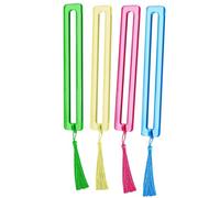 Generico Mahjong Line Readers - 4 Piece Acrylic Strategy Reader, Mahjong Ruler, Beginner Competition Players Game Party Christmas Travel Accessory, View, Polished Smooth Edges | For Players