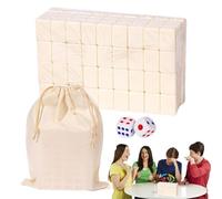 Generico Mahjong Sets - 1000g Travel Mini Chinese Traditional Board Game With Large Storage Bag | Portable Table Game With 146 Melamine Resin Mahjong Tiles For Family Leisure Time