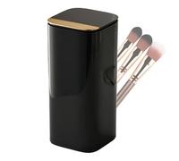 Genérico Make-up-Pinsel-Organizer Für Den Schminktisch, ABS Automatischer Hebebürstenhalter,Aufbewahrungsorganisator Mit Vier Gittern, Staubdichter, Wasserdichter Kosmetikwerkzeug-Organizer