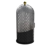 Generico Makeup Brush Holder With Lid,12.3x12.3x27cm Dustproof 360°Rotating Makeups Brush Organizer - Effortless Organization Makeups Brushes Holder Large Capacity Makeup Brushes Organizer