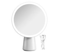 Generico Makeup Mirror Lighting, LED Mirror, Rechargeable Lighted Glass, Touch-Sensitive Controls, 3-Mode Dimmable Glow, Ideal for Vanity Dresser Salon Bathroom Teen Room, 7.72x10.63x3.54 inches