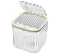 Generico Makeup Organizer - Clear Container With Lid | Makeup Brush Holder - For Bathroom Bedroom Dsorm Vanity Cosmetics Lipstick Trash And Others