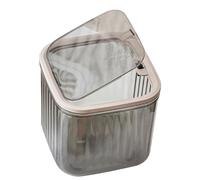 Generico Makeup Organizer - Clear Container With Lid | Makeup Brush Holder - For Bathroom Bedroom Dsorm Vanity Cosmetics Lipstick Trash And Others