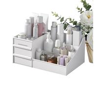 Generico Makeup Organizer with Drawers - 11.22 Inch PP Cosmetic Holder | Desktop Storage Box with Compartments, Countertop Organizer for Perfume Skincare, Bedroom Desk and Bathroom Vanity