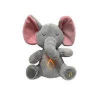Generico Mangàri Elefante Peluche che Respira - Giocattolo Scacciapensieri per Neonati con Suoni Rilassanti, Musica e Luci-Peluche Morbido per Favorire il Sonno e Alleviare l’Ansia-Regalo(26-32m)