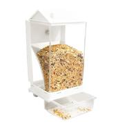 Generico Mangiatoia per Uccelli Automatica - per Ganci Sicuri Contenitore Alimentazione - Mangiatoie Contenitore per Pappagallini | per Famiglia Amici Appassionati Giardino Prato Cortile Casa e Spazi
