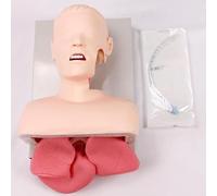 Generico Manichino avanzato per intubazione orale e nasale, modello di insegnamento con testa per intubazione, simulatore di dispositivo di allerta dentale per la gestione delle vie aeree.