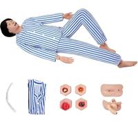 Generico Manichino da addestramento geriatrico per competenze di assistenza al paziente con genitali intercambiabili e moduli per piaghe da decubito per la formazione infermieristica e medica,Female