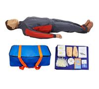 Generico Manichino per Addestramento al Primo Soccorso a Corpo Intero, Simulatore di Addestramento con Accessori Medici, Modello per Allenamento alle Compressioni Toraciche per Educazione