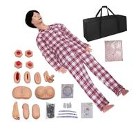 Generico Manichino per la formazione alla cura del paziente a grandezza naturale, modello di formazione per ulcere da decubito, modello di piaghe da pressione in PVC per la cura delle ferite