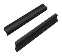Generico Manico 2 PCS Nero 106 x 7,4 x 15,5 mm Alluminio