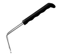 Generico Manico in Acciaio Inox per Cestello da Friggere Impugnatura Ergonomica Resistente, Accessorio Sostitutivo per Utensili da Cucina e Anelli per Uova