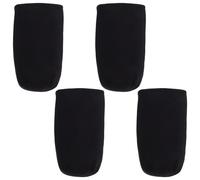 Generico Manicotti Oscuranti per Barattoli di Germinazione 4 Pezzi Coperture Protettive Nere per Vasi in Vetro Accessori per Coltivazione Fuori Suolo Facili da Installare e