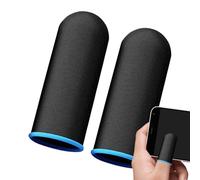 Generico Manicotti per dita per giochi, coperture per dita per giochi mobili,Manicotti per in fibra di carbonio 2 pezzi per gioco mobile | Copri portatili per migliorare la risposta al tocco, comode