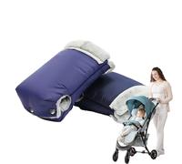 Generico Manicotti Per Passeggino - Guanti Per Carrozzina Foderati In Peluche Universali Impermeabili In Cotone Peluche 20x18 Cm | Guanti Invernali Regolabili Per La Stagione Fredda, Per Passeggini E