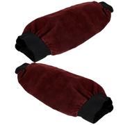 Generico Manicotti per Saldatura in Pelle di Bovino Protezione Braccio Resistente al Calore Maniche Protettive da Lavoro Elastiche e Traspiranti Manicotti Anti-Ustione per Saldatura e