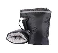 Generico Manicotto Manubrio Moto - Guanti Da Manubrio Antivento Impermeabile Con Interna In Peluche - Caldo Guanti Da Manubrios Invernali Per La Guida All'aperto, Moto, Scooter, Bici, Motoslitte