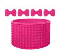 Generico Manicotto per bottiglia d'acqua in silicone, stivale per bicchiere in silicone - Copertura protettiva inferiore in per tazza,Accessorio per tazza d'acqua, protezione inferiore per di pe