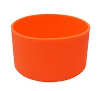 Generico Manicotto per bottiglia in silicone, copertura antiscivolo per manica inferiore della bottiglia, per bottiglie d'acqua con custodia protettiva in silicone antiscivolo, per bottigli