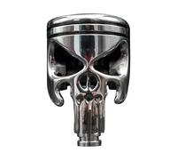 Generico Maniglia della cambio per auto - Pomello a forma di teschio, design della testa scheletrica, impugnatura ergonomica per un cambo di marcia fluido | interni per veicoli, personalizz
