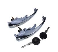 Generico Maniglia della porta 2 pezzi Maniglia cromata per porta sinistra o destra con chiavi per VW per Volkswagen Beetle Super sostituzione