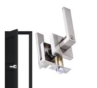 Generico Maniglia Di Blocco Porta | Hardware per Privacy Interna Resistente in Lega di Alluminio,Maniglia A Da Porta,Per Ufficio Per Bagno Per Camera Da Per Ingresso E Per La Sicurezza Domestica