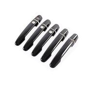 Generico Maniglia esterna per auto Per Toyota per RAV4 per RAV 4 2006-2013 Copri maniglie portiere cromate nere lucide per auto Copertura della maniglia(3 buttons 1)