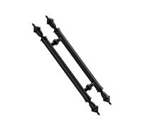 Generico Maniglia For Porta, Corrimano In Ottone Con Linguette Silicone, Design Anti-allentamento, Laterali Porte Scorrevoli, Armadietti Da Camera Letto(Color2,Hole Spacing-250mm)