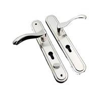 Generico Maniglia For Porta D'ingresso Stretta In Acciaio Inossidabile, Larghezza 45 Mm, For Cancello A Mortaio Antifurto(3S LEFT)