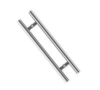 Generico Maniglia For Porta Doccia, Maniglia A Forma Di H A Doppia Faccia,scorrevole In Acciaio Inossidabile 304, For Centri Commerciali, Uffici E Bagni Con Doccia(Silver,500x300mm)