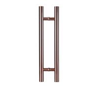 Generico Maniglia For Porta Doccia,scorrevole In Acciaio Inossidabile 304, Maniglia A Forma Di H A Doppia Faccia, For Centri Commerciali, Uffici E Bagni Con Doccia(Color-2,Hole spacing-500mm)