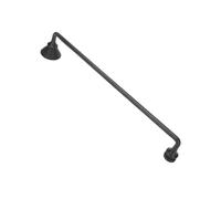 Generico Maniglia For Porta In Vetro, Maniglia For Bagno Estremamente Stretta,doccia Con Piccola, Facile Da Sostituire,La Sostituzione Di Parti Del Bagno(Black,Hole spacing-400mm)