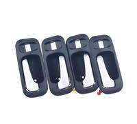 Generico Maniglia interna della portiera dell'auto 4 pezzi cromati neri grigi maniglia interna anteriore posteriore sinistra destra per porta per Honda per CR-V 2.0L 1997-2001(Black with Chrome)