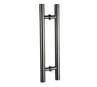 Generico Maniglia Moderna per Porta d'ingresso, Maniglia Moderna in Acciaio Push-Pull, per Porta Scorrevole in Vetro per Doccia, Porta Interna ed Esterna, Facile da installare (Colore: TITA