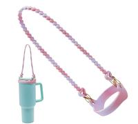 Genérico Maniglia per il trasporto della di : cinturino in silicone riutilizzabile, da viaggio, cordino portatile, impugnatura di idratazione regolabile | supporto elastico per il