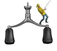 Generico Maniglia per Mulinello da, Impugnatura A Bilanciere in Metallo, Braccio A Bilanciere, per Mulinelli da A Manovella con Impugnatura, con Parti di Ricambio per Mulinelli da Spin