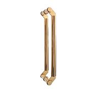 Generico Maniglia per Porta Doccia in Acciaio Inossidabile Dorato, Set per Hotel, uffici, cabine Bagno, manopole per Porte in Vetro, Barra di Sostegno (Dimensioni: 500 mm)