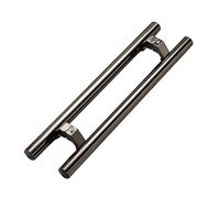 Generico Maniglia per Porta Moderna in Acciaio Inossidabile Massiccio, per Porta in Vetro o in Legno, Maniglia per Porta Moderna Commerciale Adatta per Porta Scorrevole Doccia (Colore: TITA