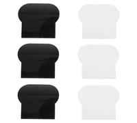 Generico Maniglia per Sedile Wc Anti-Tocco 6 Pezzi Sollevatore Creativo per Coperchio Wc Set Maniglie Bianche e Nere per Apertura Igienica del Coperchio Adatto per Anziani e Famiglie