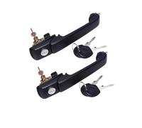 Generico Maniglie delle porte esterne Maniglia esterna nera per porta da 1/2/4 pezzi per VW Golf III 1993-1998, IV 1998-2002(2 Pcs Front LH RH)