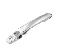 Generico Maniglie delle porte esterne Maniglia esterna per porta cromata con foro per chiave per Ford Explorer 2011-2019(1 Pcs Front Left)