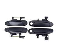 Generico Maniglie delle porte esterne Maniglia esterna per porta liscia nera 6922052010 per Toyota Echo Yaris 1999-2005(A set(4 pcs))