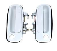 Generico Maniglie delle porte esterne Set di 4 maniglie per porte esterne bianche per Toyota per Camry(2 Front)