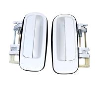 Generico Maniglie delle porte esterne Set di 4 maniglie per porte esterne bianche per Toyota per Camry(2 Rear)