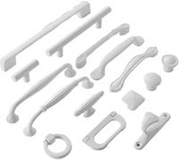 Generico Maniglie for cassetti, mobili, mobili da cucina, maniglie for armadietti, porte, cassetti, mobili, cucina, semplicità, Fuji bianco(B4-Single hole)