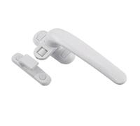 Generico Maniglie for porte e finestre in lega di alluminio con serratura, ferramenta for la casa, 1 pezzo(White Right)