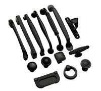 Generico Maniglie nere for mobili Pomelli e maniglie for da cucina for cassetti for for armadi(9002-128)